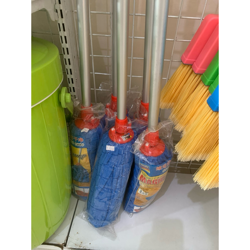 Sapu pel beserta tongkat/ kain pel NAGATA