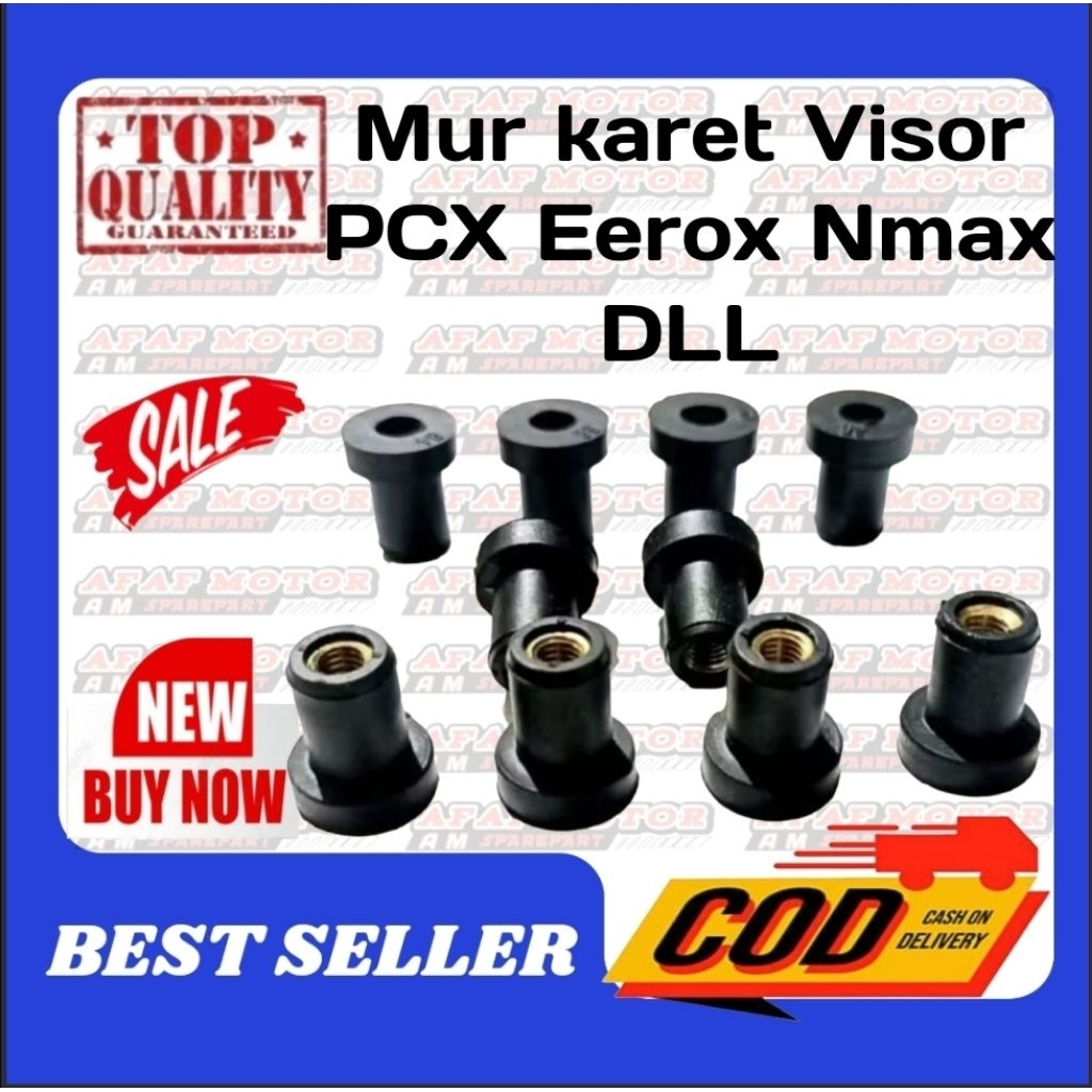 Mur karet Visor Tebal PCX Eerox Nmax DLL