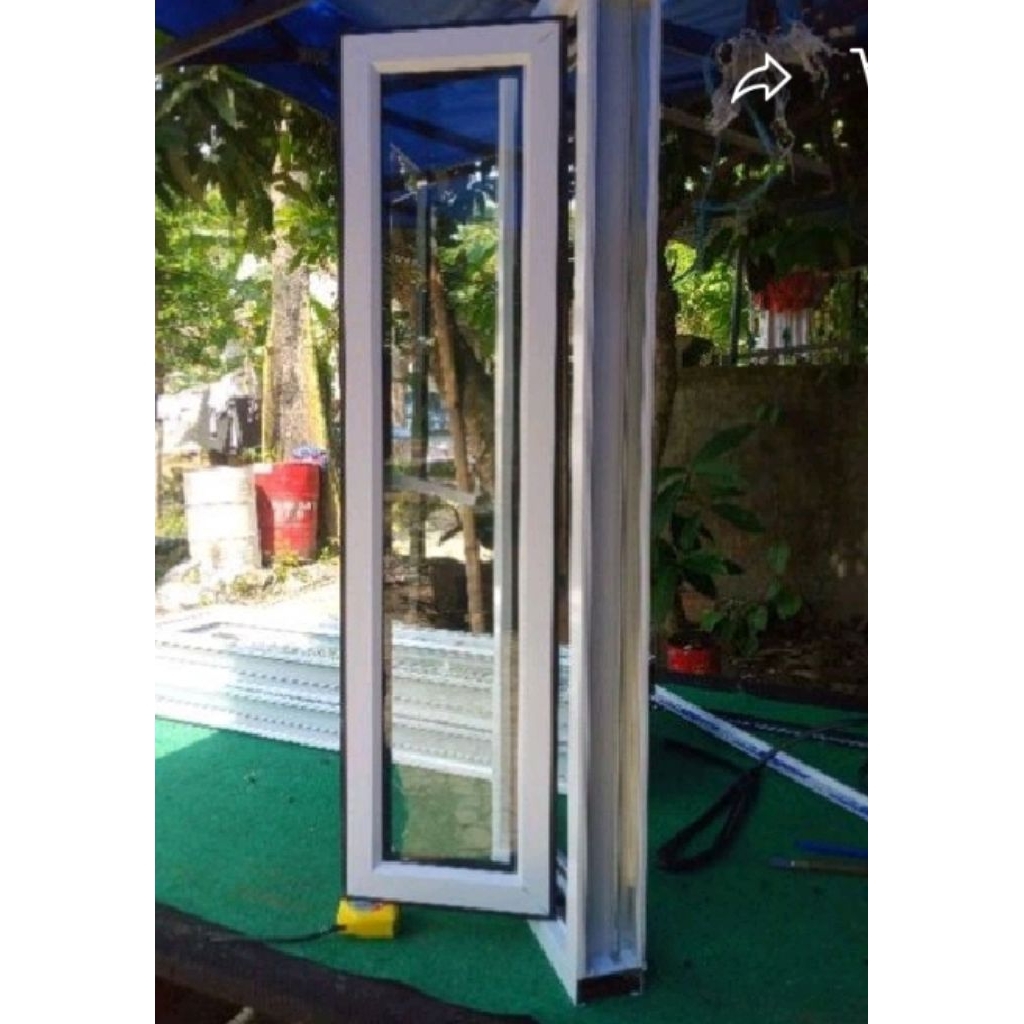 daun jendela almunium saja tanpa kusen149x40, 150x60, 150x30, 120x50, 120x40, 50x90, 150x35