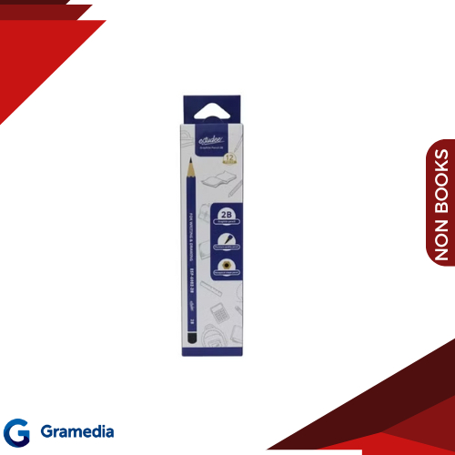 

Gramedia Medan - ESTUDEE GRAPHITE PENCIL ESP-6002 2B/12 BOX