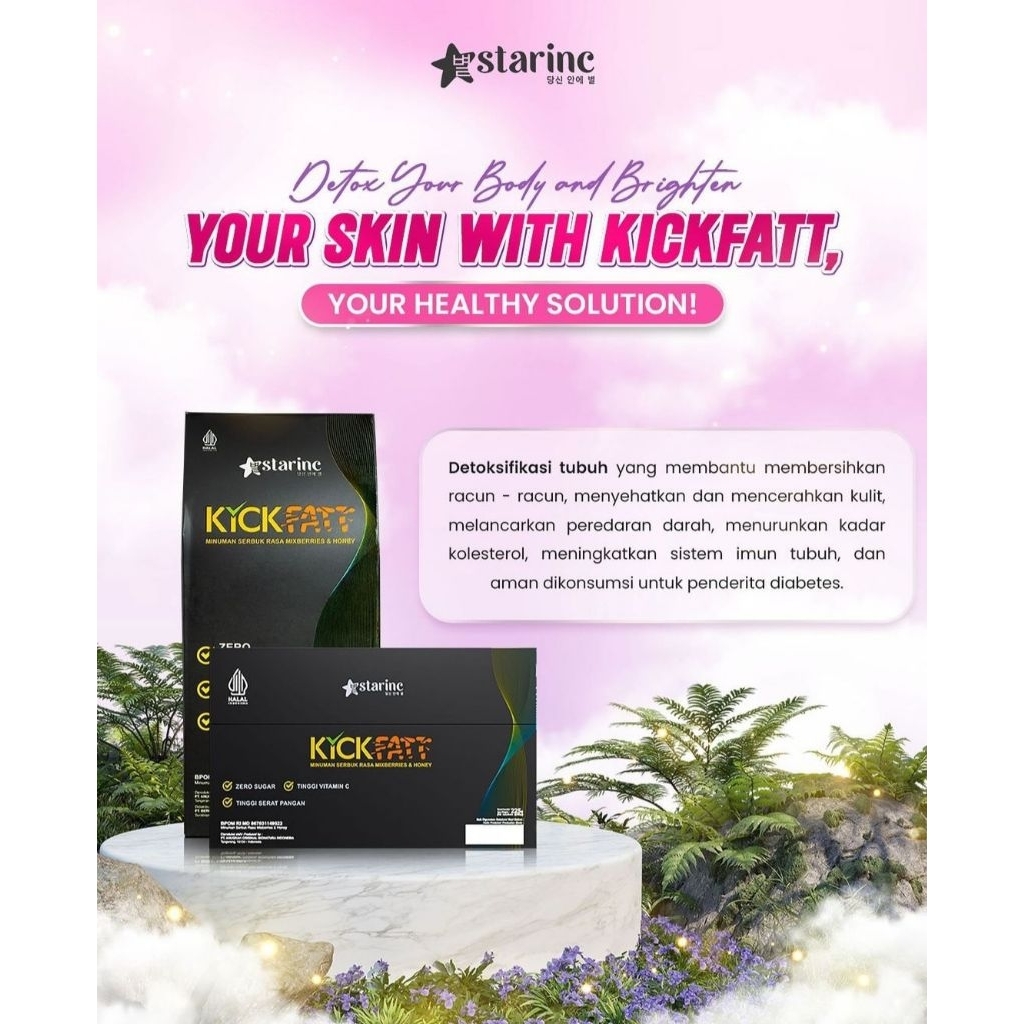 

Fiber drink with Gojiberry - Kickfatt isi 15 sachet