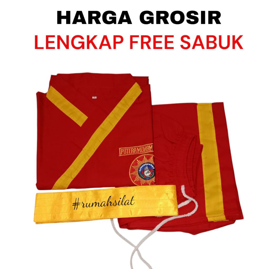 Seragam Tapak Suci/Baju Silat Tapak suci silat/Baju tapak suci anak