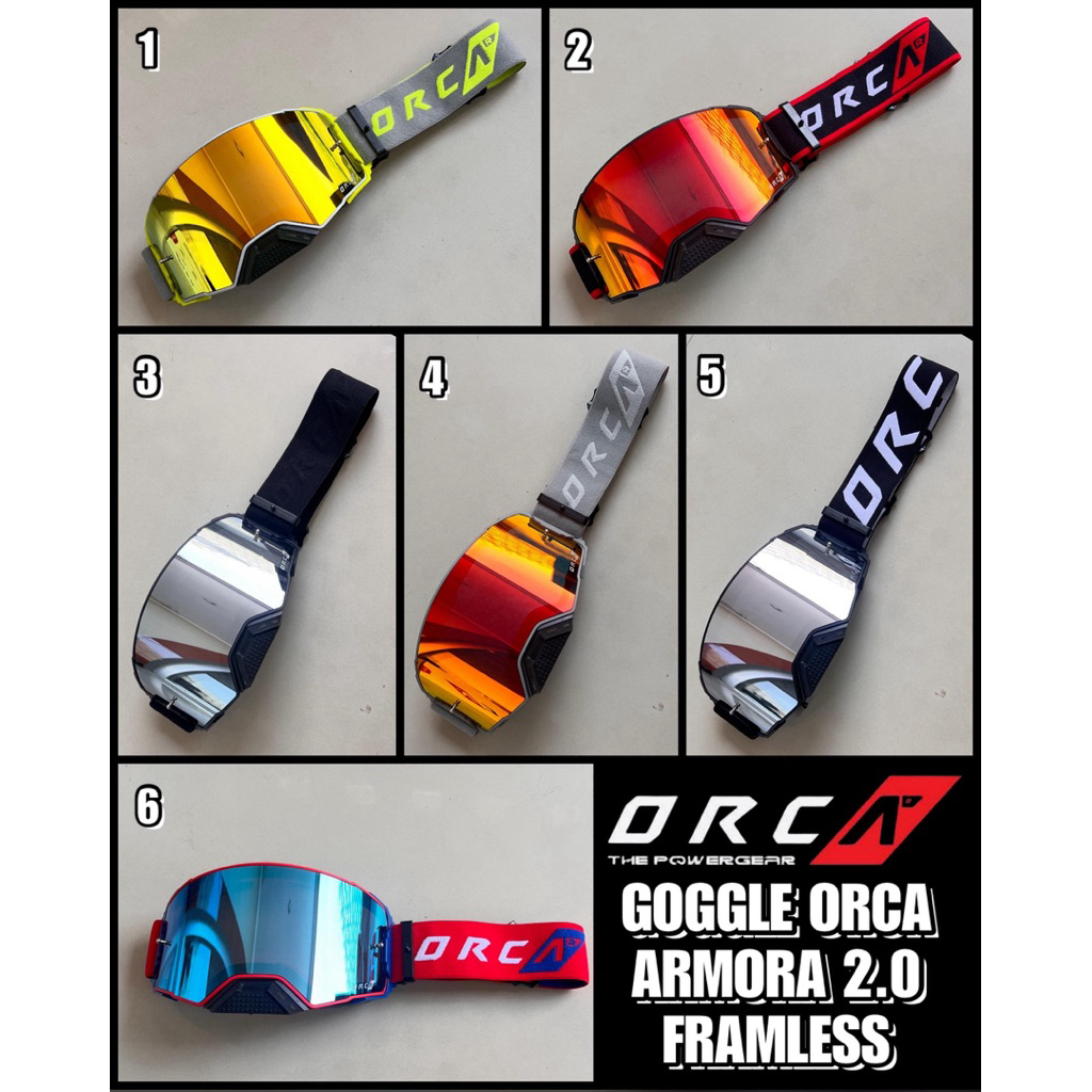 kacamata goggle orca frameless