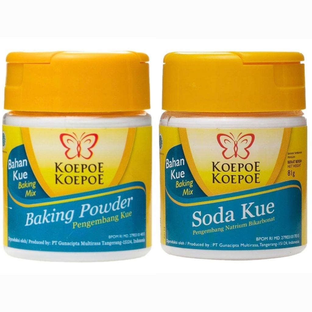 

Koepoe Koepoe Baking Powder Soda Kue Pengembang Kue 45g