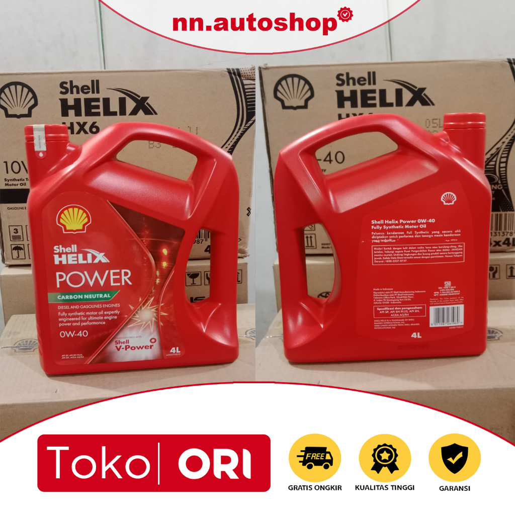 [ORIGINAL] Shell Helix Power 0W-40 4L