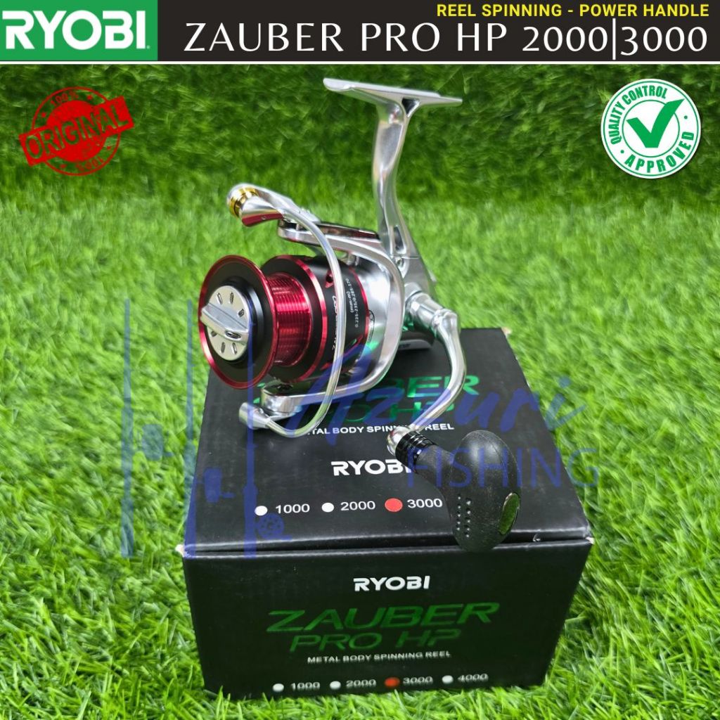 Reel RYOBI ZAUBER PRO HP 2000|3000 POWER HANDLE - REEL SPINNING
