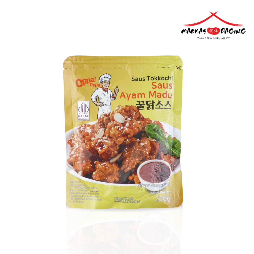 

(HALAL) Saus Instan Saus Ayam Madu Tokocki Sauce HONEY CHICKEN SAUCE 250g - Markasdaging
