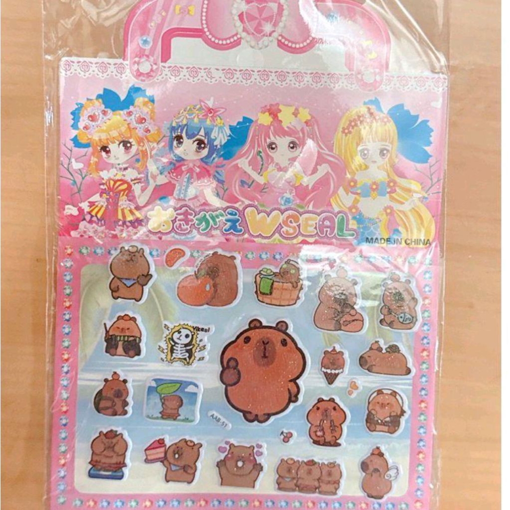 

J ( J15 ) STIKER KARAKTER TAS BLING 1 PCS / STIKER TIMBUL / MAINAN ANAK