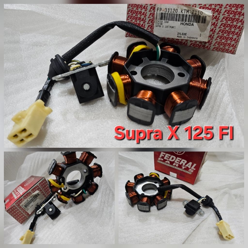 Stator Comp Spol Spul Spool Supra X 125 Fi Injeksi Pertama & Batman 2006 - 2011/KTM Stator Comp Spul