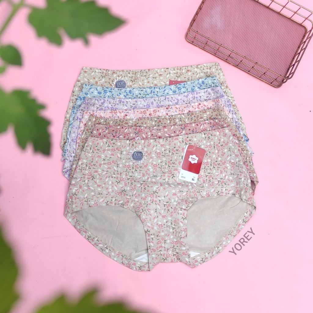 3 PCS Sorex CD Wanita 35751 Maxi – CD Sorex Motif Bunga - CD Sorex Wanita Jumbo - CD Sorex Wanita De