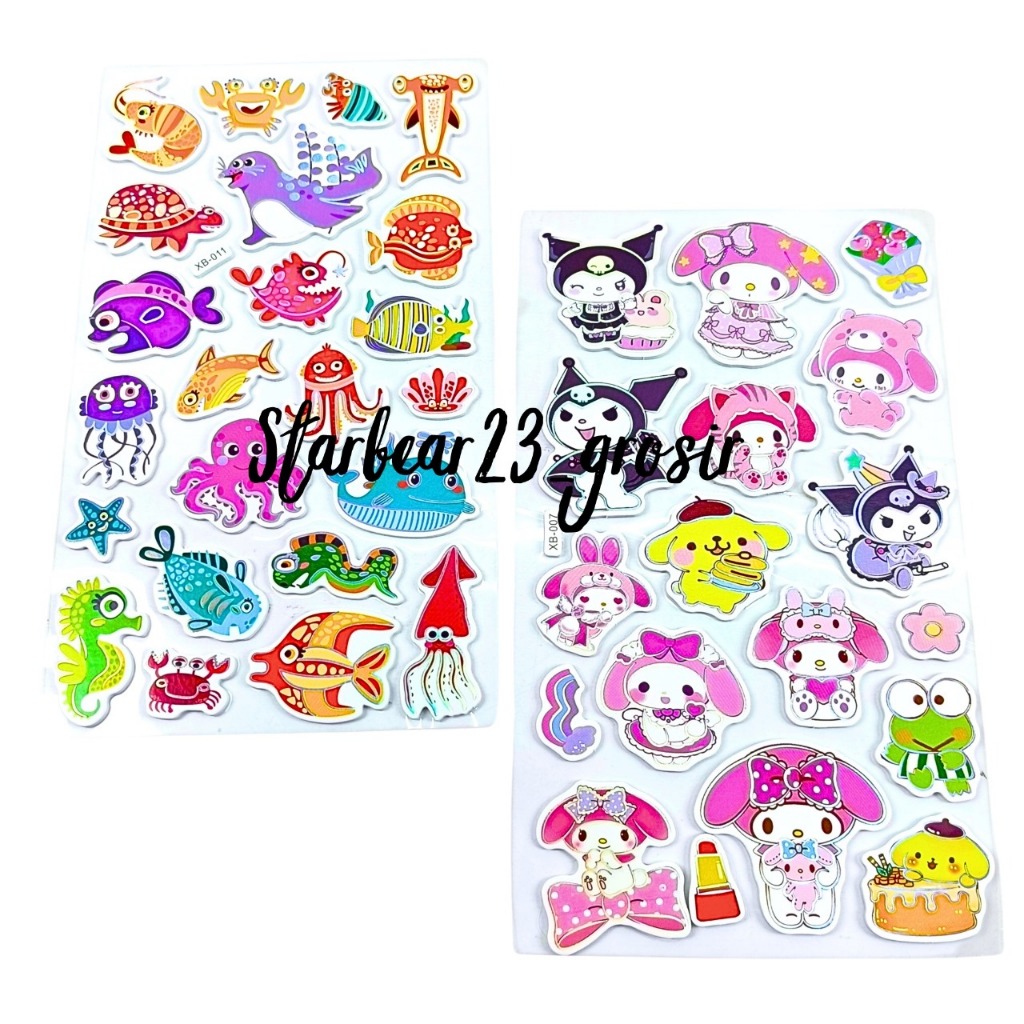 

Sticker Anak 3D the Princess Size M (LKS 585)