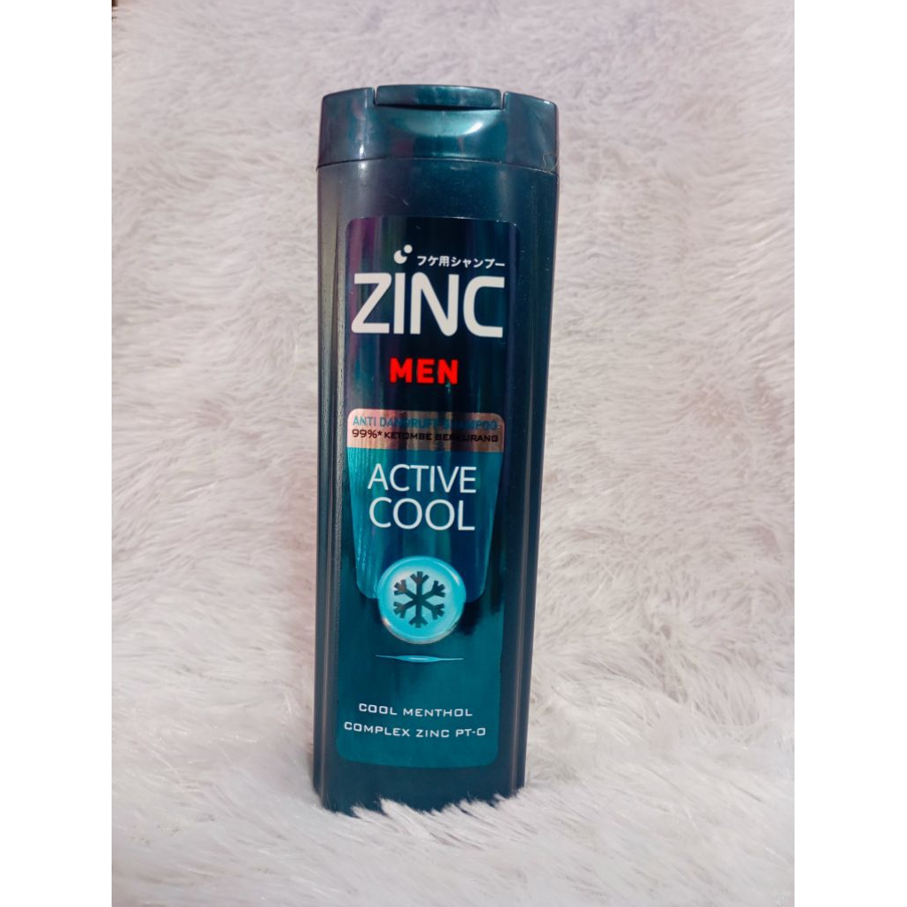 Zinc Men Anti Dandruff Shampoo Active Cool