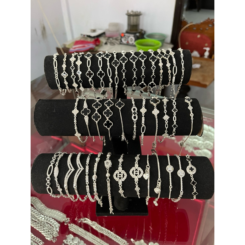Gelang serut perak murni