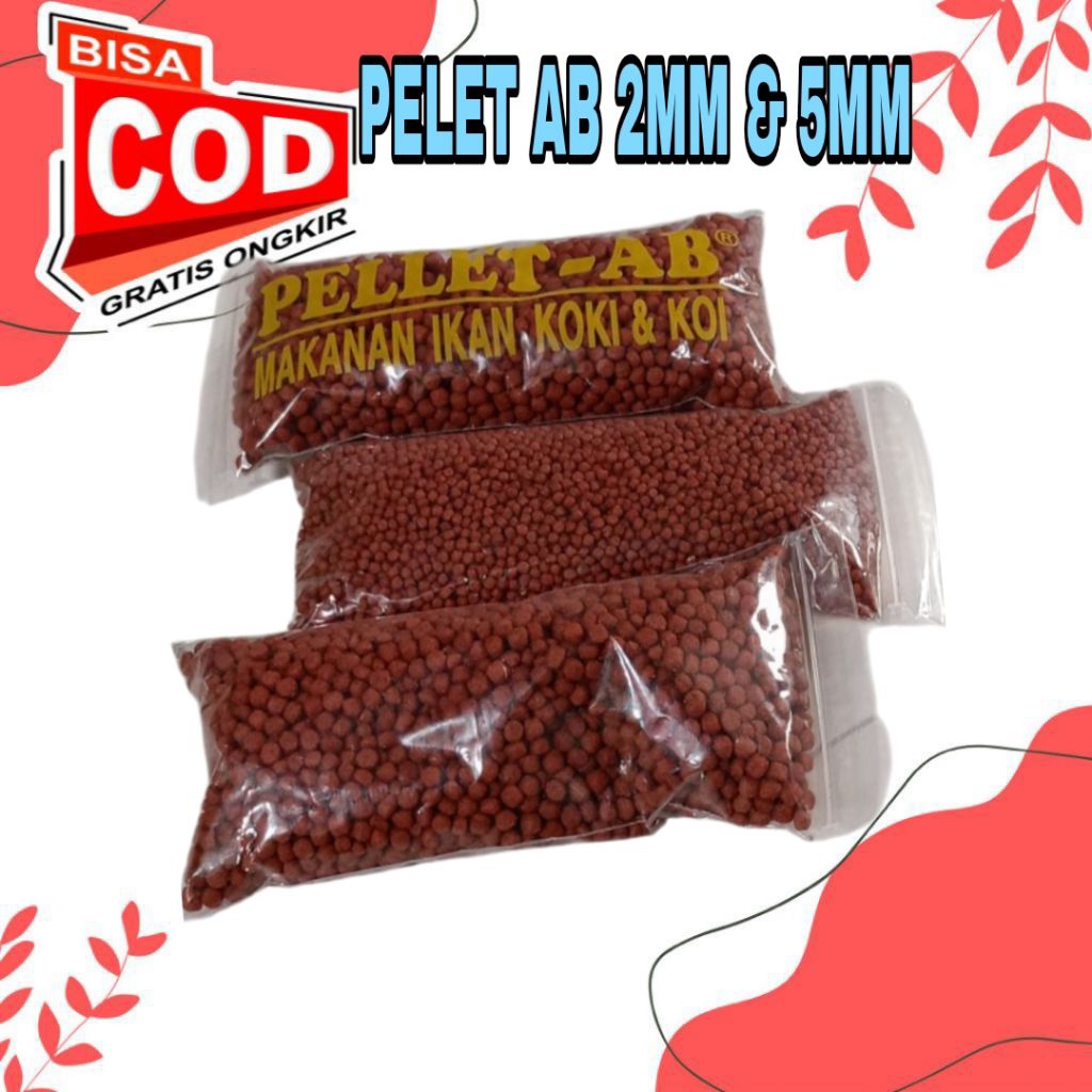 PELET AB PAKAN IKAN KOI PELET IKAN 2MM  PELET KOI 5MM