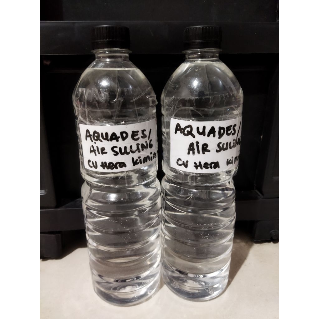 Aquadest / air suling 1 liter
