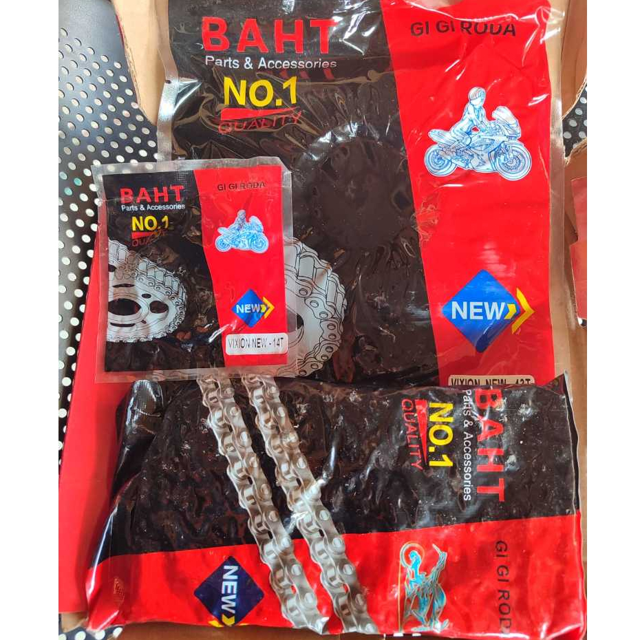 GEAR SET YAMAHA VIXION NEW ORIGINAL BATH
