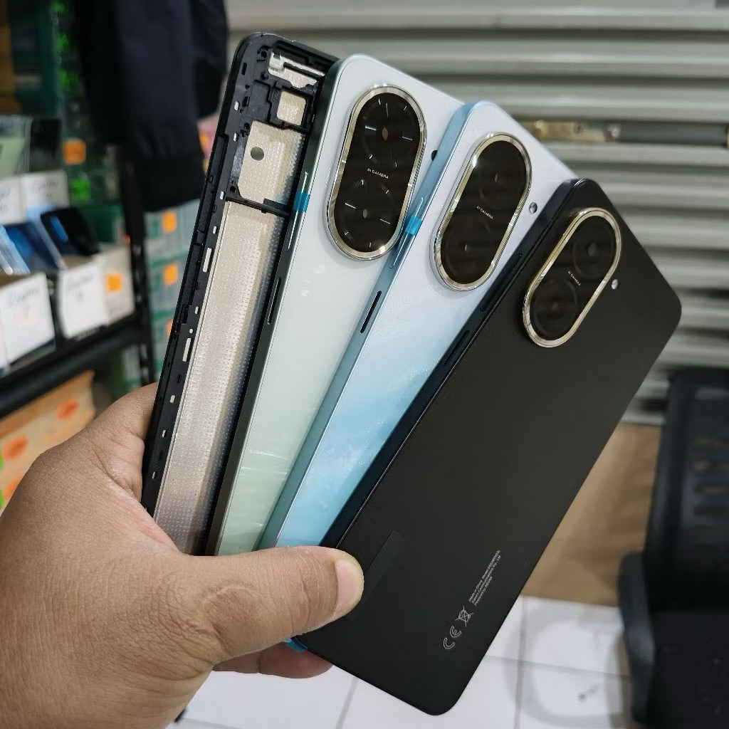 Housing Kesing Casing Fullset XIAOMI REDMI A5 Bezel + Backdoor + Frame Lcd - Black