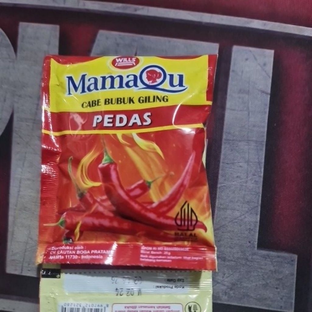

bubuk cabai MAMAQU / cabe giling bubuk sachet 25gr