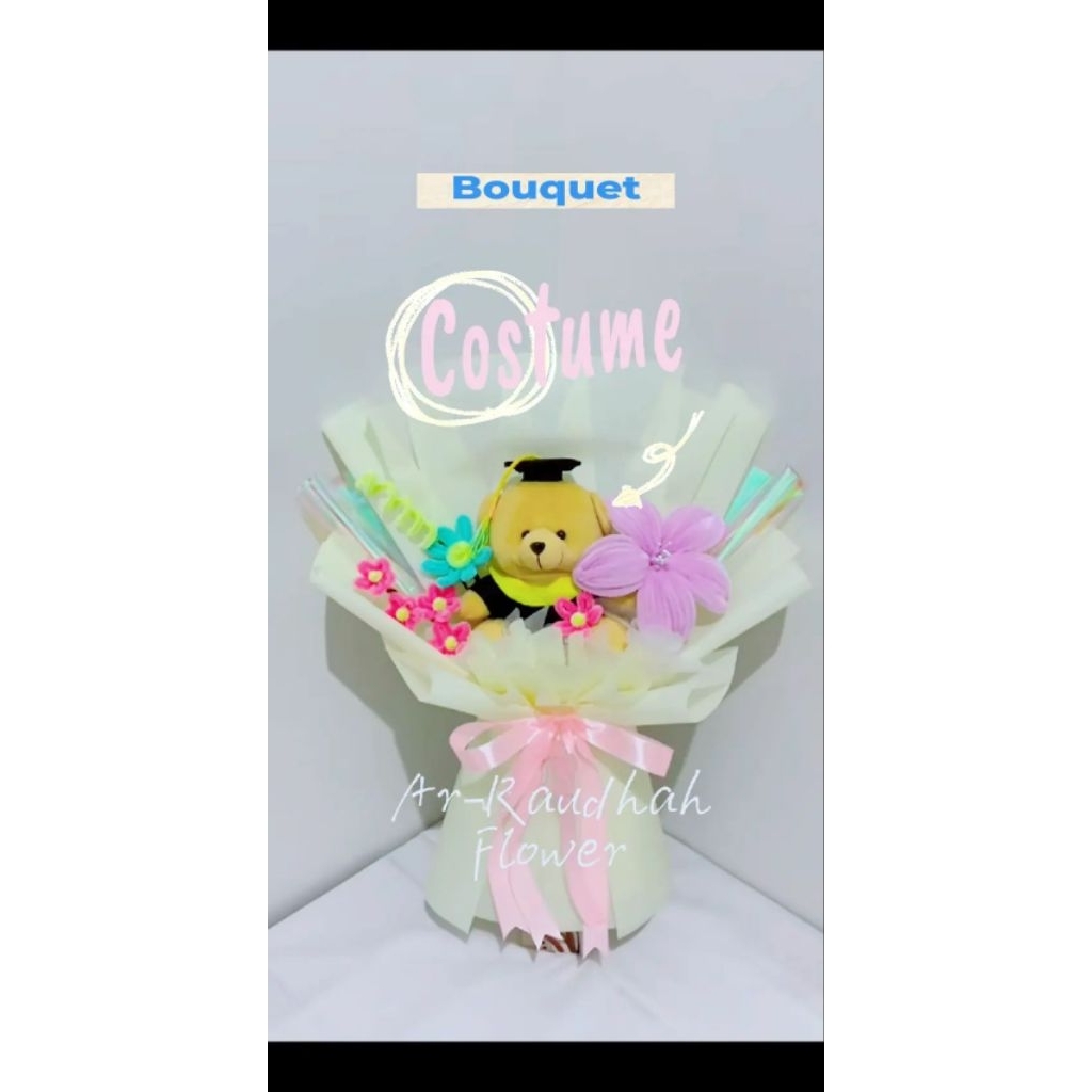 Bouquet Kawat Bulu