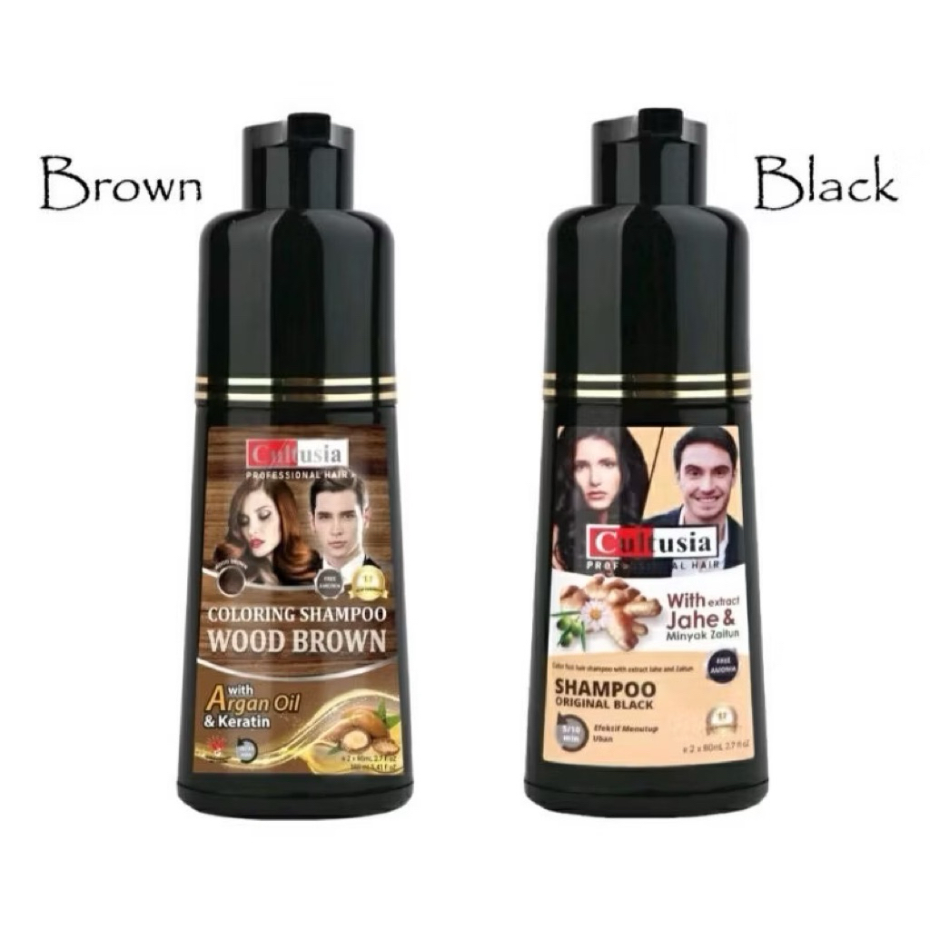 Cultusia Shampoo Uban Black/Brown 160ml