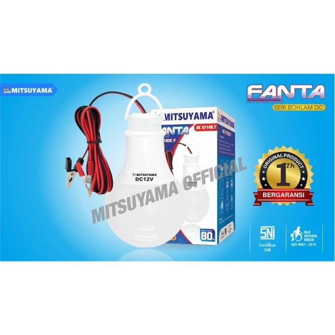 Mitsuyama Lampu Bohlam LED DC Aki 12V 15-18W Premium Super Terang