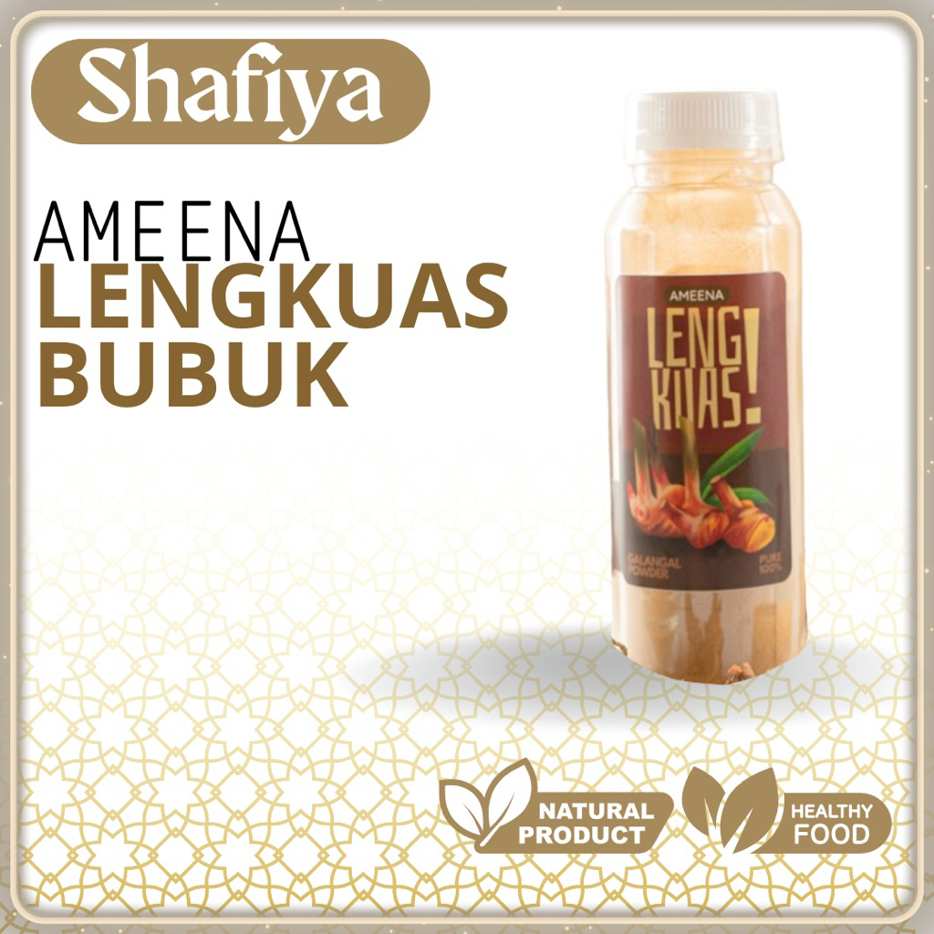 

Lengkuas Bubuk Laos Powder 140gr | Ameena Premium Quality