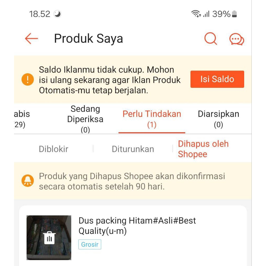 

LINK#COD#Dus hitam polos#Asli