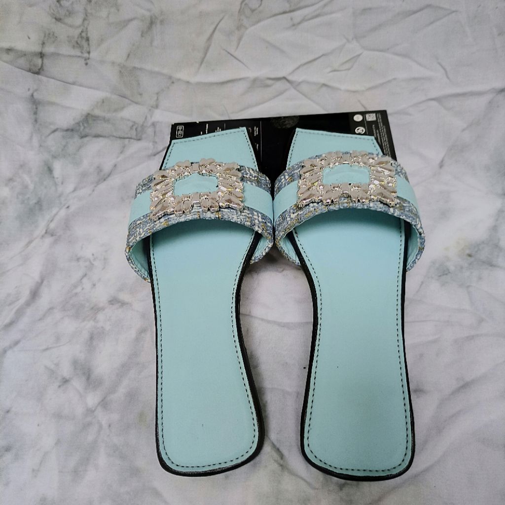 mall ORI Sandal Wanita Flat Sandal Teplek Anti Slip