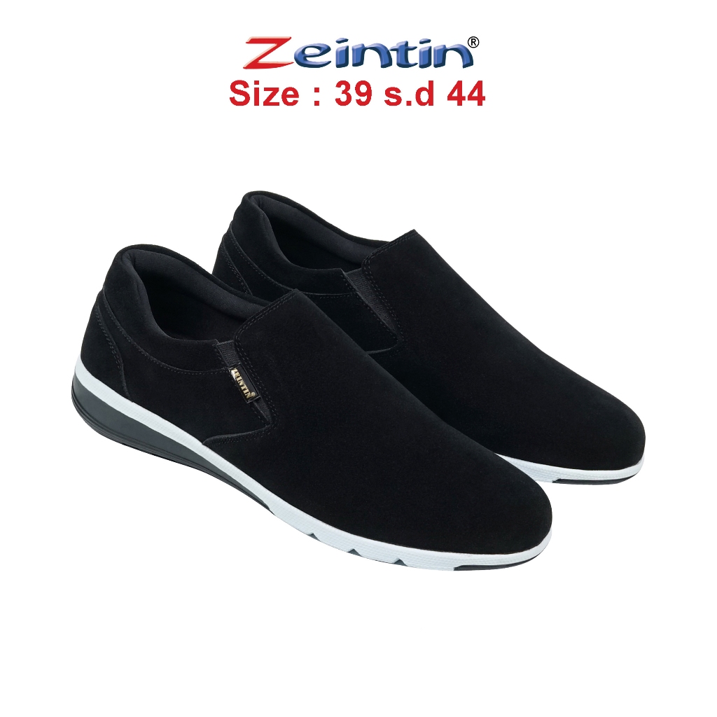 Zeintin - Sepatu Slip On Pria Terbaru Bahan Sintetis Premium Sneakers Slip On Pria Terbaru BJ