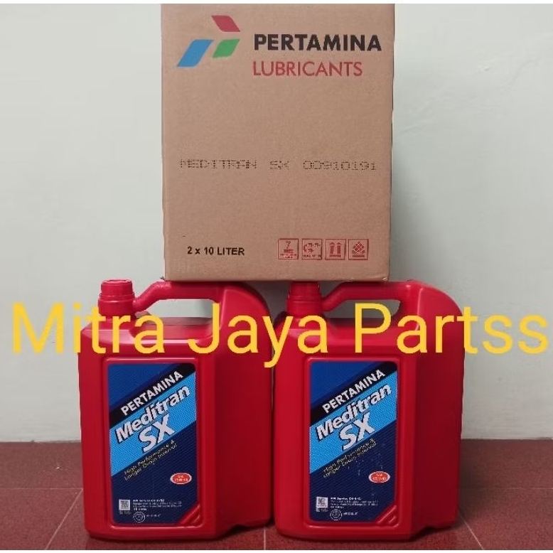 Oli Meditran SX SAE 15W-40 10 Liter Oli Pertamina Meditran SX 10L Perdus