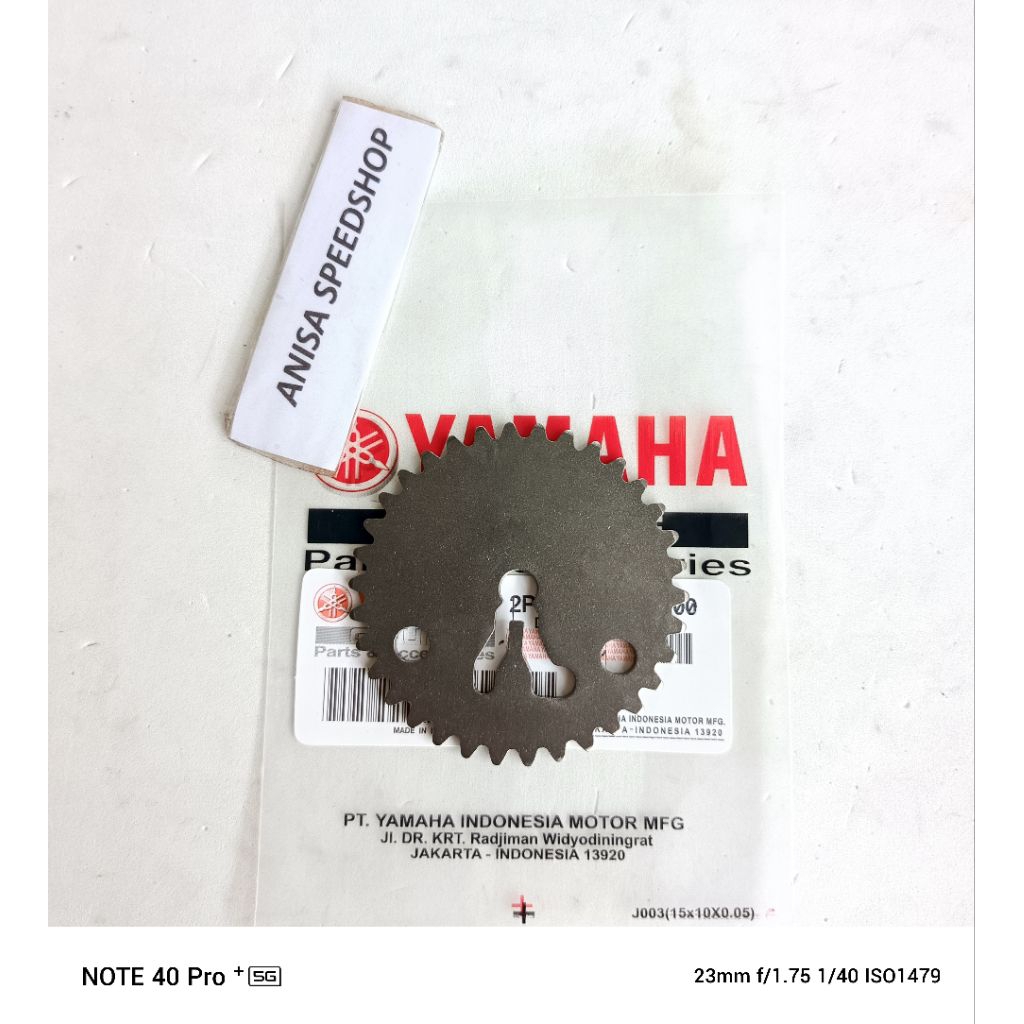 Gigi sentrik  2ph yamaha mio m3