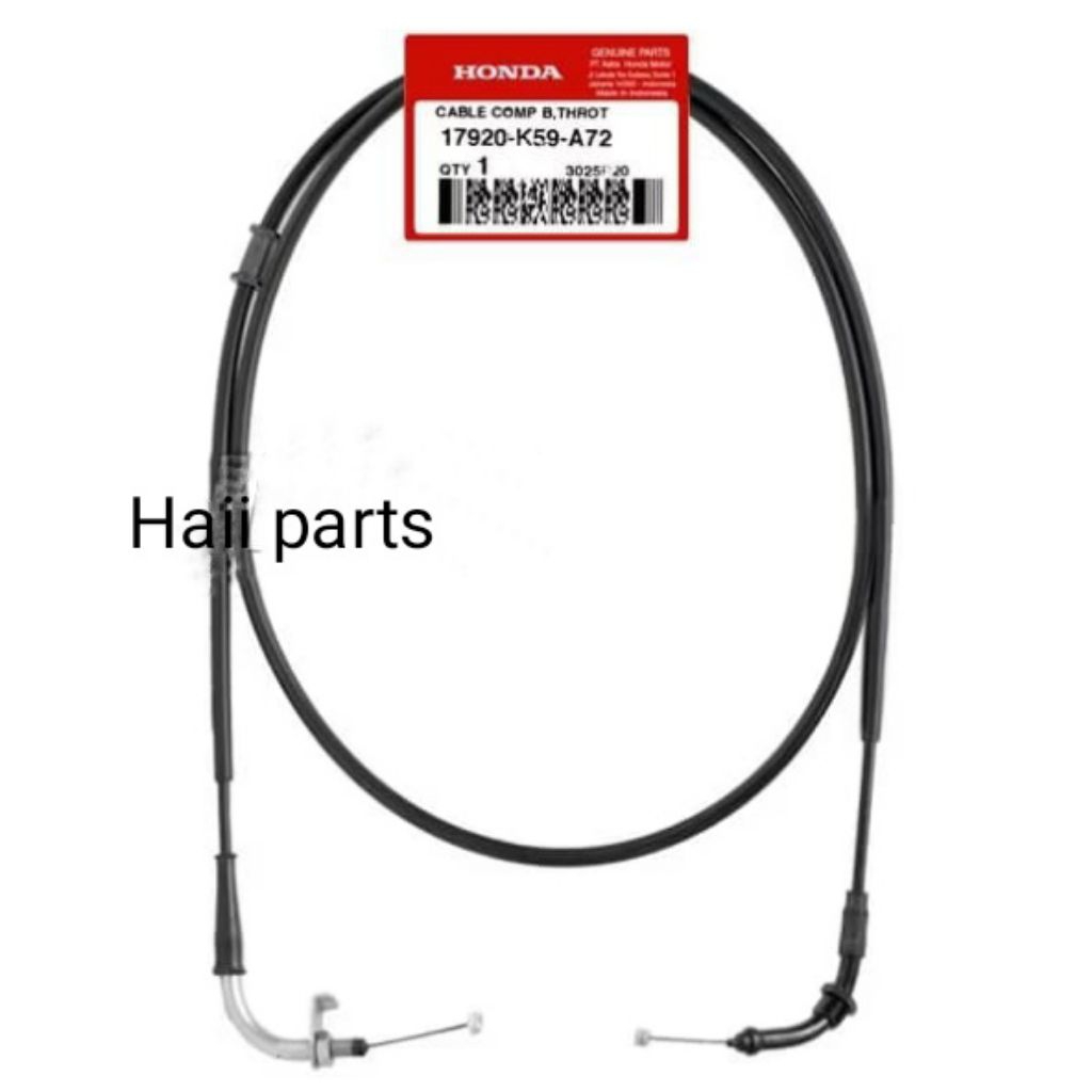 Kabel gas B Vario 150 Vario 125 ESP Original AHM 17920K59A72