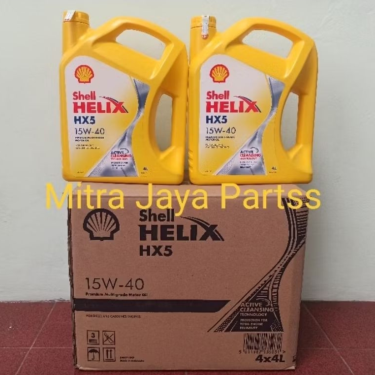 Oli Shell Helix HX5 15W-40 4 Liter Oli Shell HX5 4L Perdus