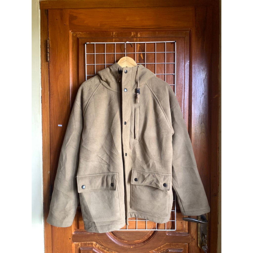 hoddie parka sherpa uniqlo