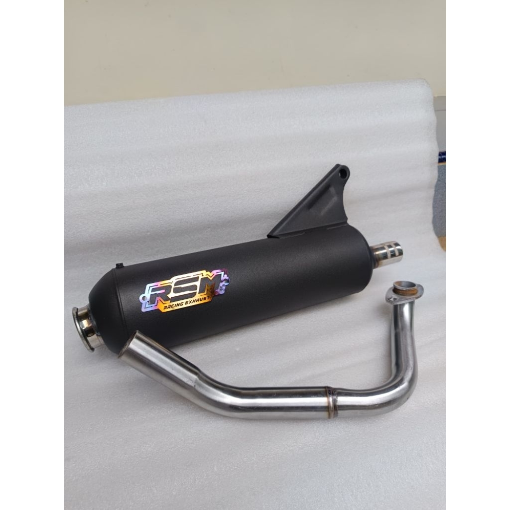 Knalpot RSM RACING MONCONG KENOCHI Vario 125/150 Beat Scoopy Mio Aerox Nmax - RSM Racing Suara Bass