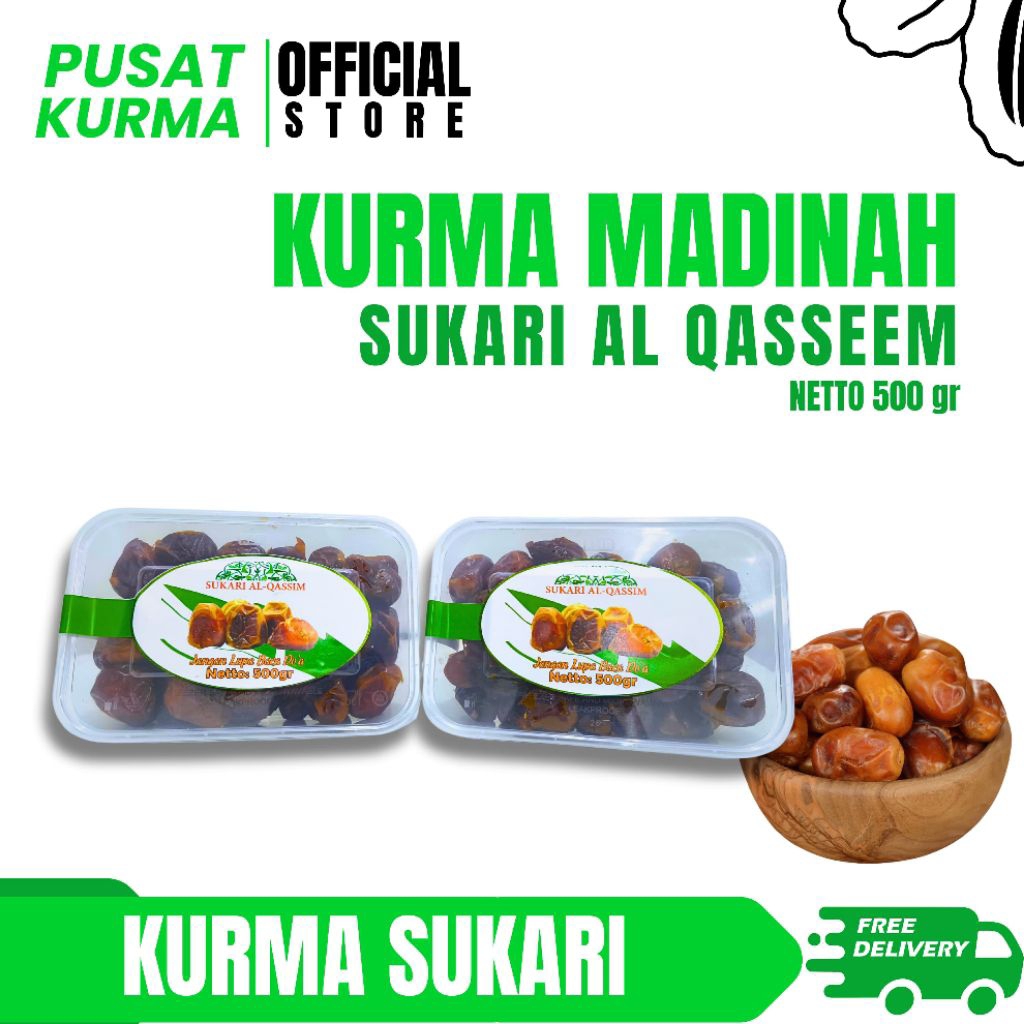 

KURMA SUKARI | KURMA RAJA 500 GR | MANIS LEMBUT PREMIUM | pusatkurmabali