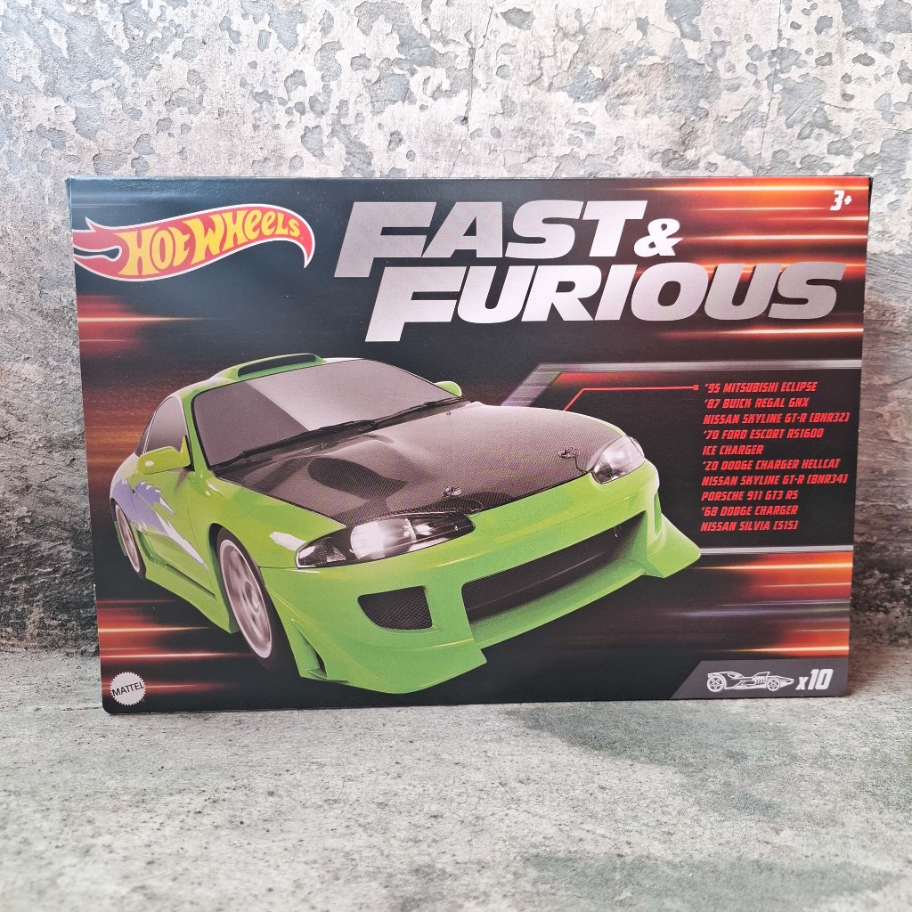 Box Hot Wheels Fast & Furious 10 Pack
