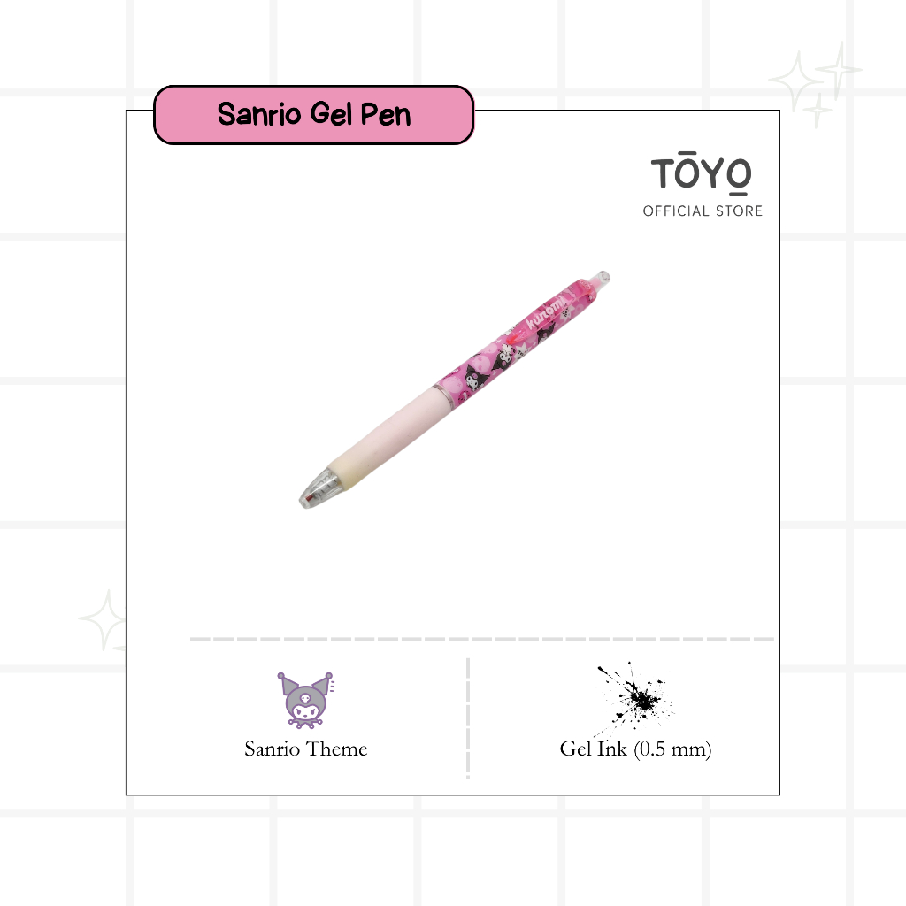 

Toyo Sanrio Gel Pen - Black ink