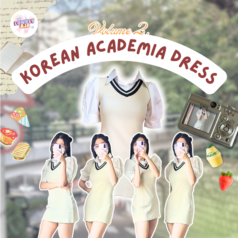 [PRELOVED] Korean Academia Mini Dress