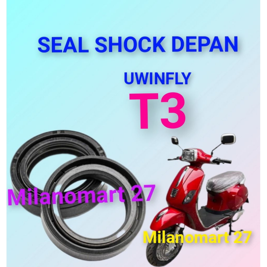 seal shock depan uwinfly t3 sil skok depan motor listrik uwinfly T3