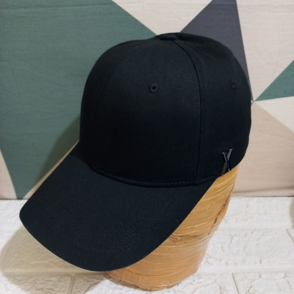 Topi Original Second Topi Varz4r Logo Besi Hitam stok 6958