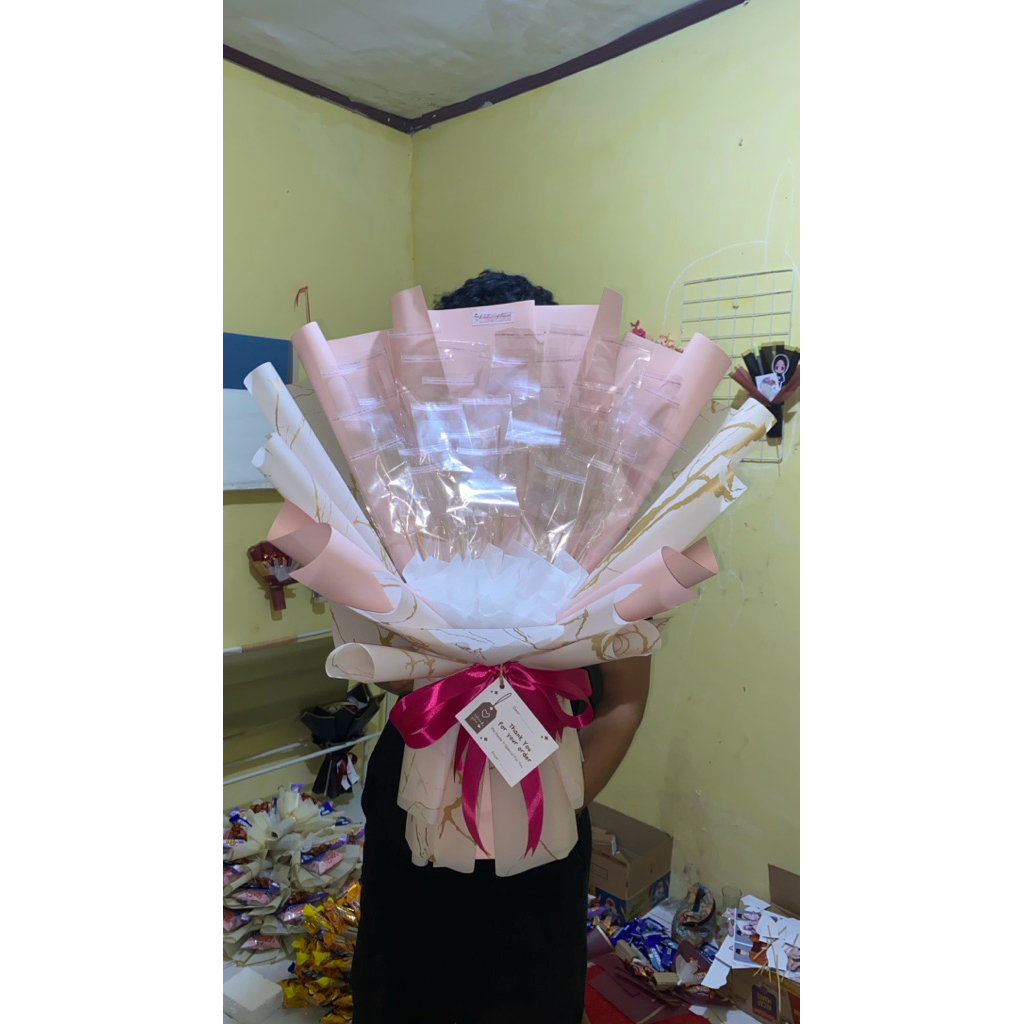 

[free packing] buket kosongan artificial/buket hadiah/aniversary/ulang tahun/birtday/wisuda/wedding