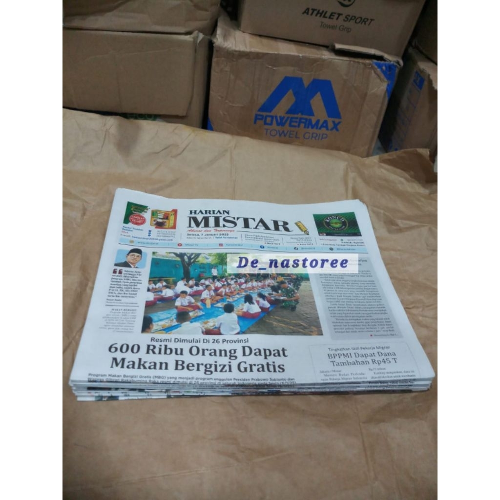 Koran bekas / Koran Seperti Baru / Koran 1/2 Kg / Koran 500 Gram / Koran Baru / Koran Bagus / Koran 