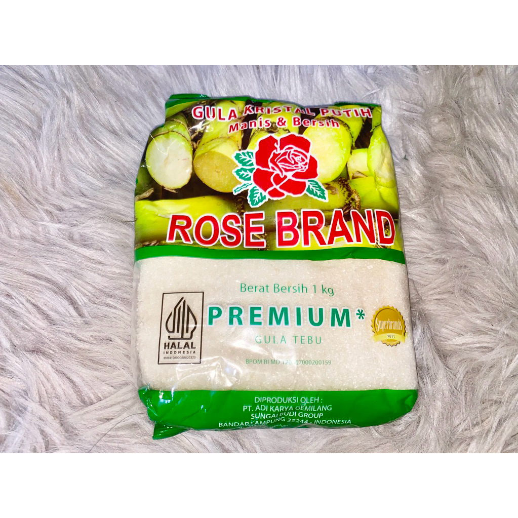 

gula kemasan 1kg/rose brand
