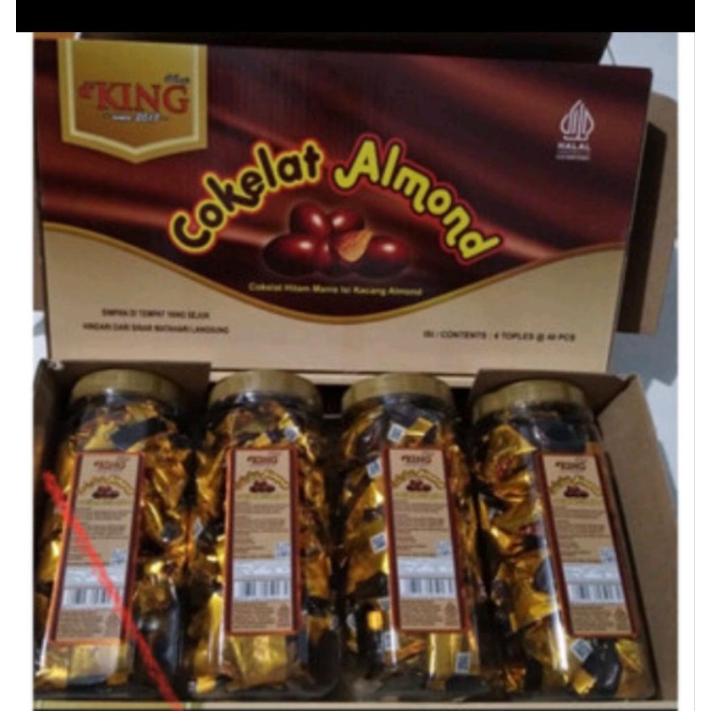 

Chocolate Almond isi 40 pcs