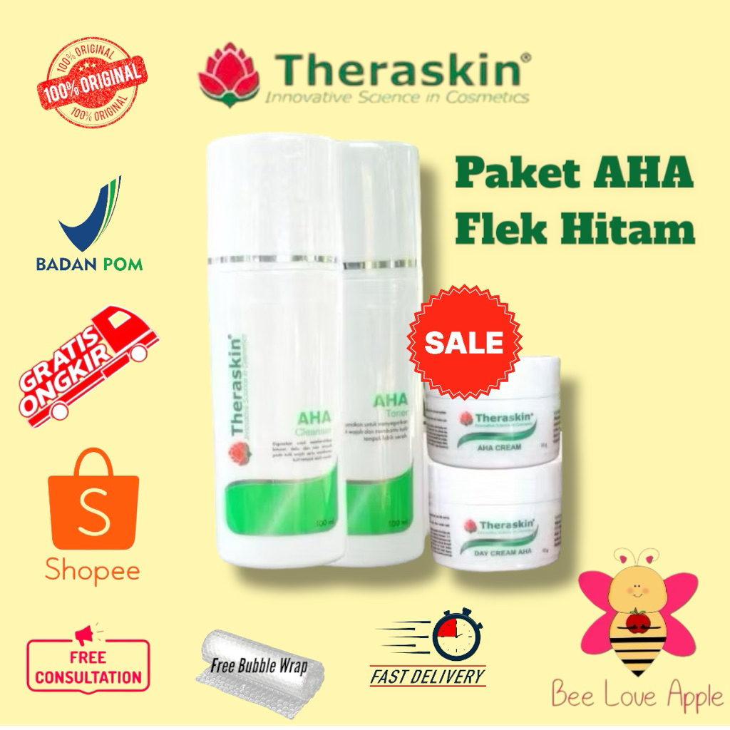 Theraskin Paket AHA Penghilang Flek Hitam BPOM