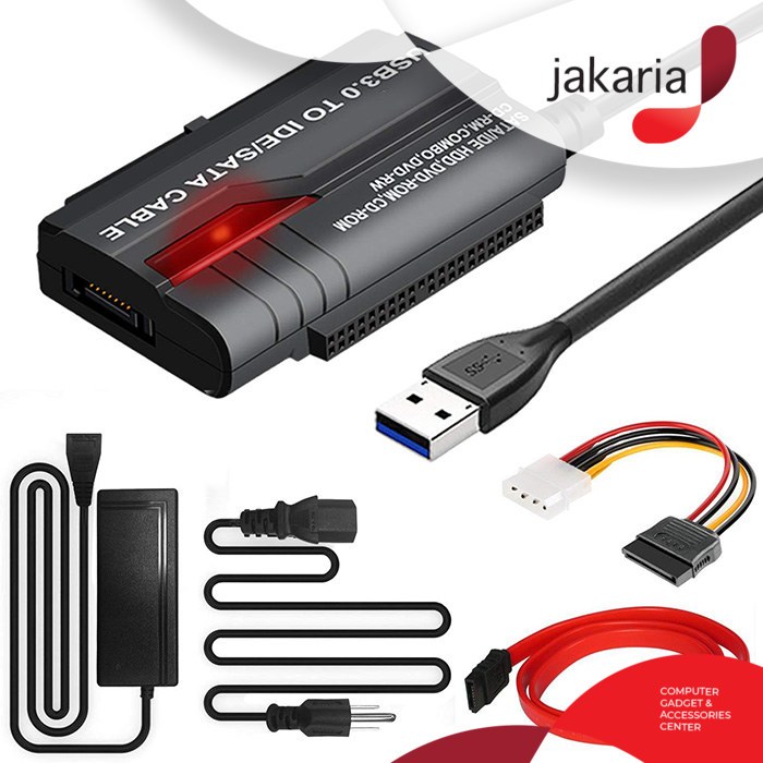 ILLUPRO Kabel USB 3.0 to SATA/IDE 3.5" 2.5" Kabel USB Harddisk Internal ILLUPRO Cable R Driver 3