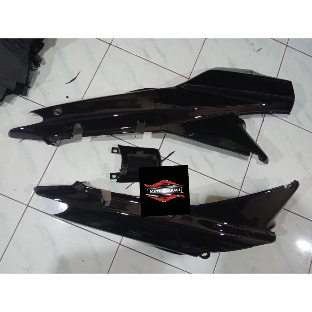 Cover body belakang motor Honda Supra x lama Supra fit lama Warna HITAM polos