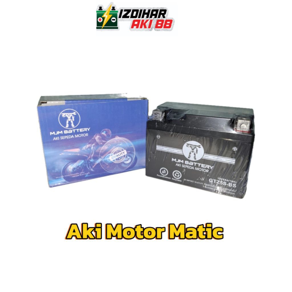 MJM GTZ5S 12volt 5 ampere / aki matic/ mio j /mio soul /supra X 125/ kharisma