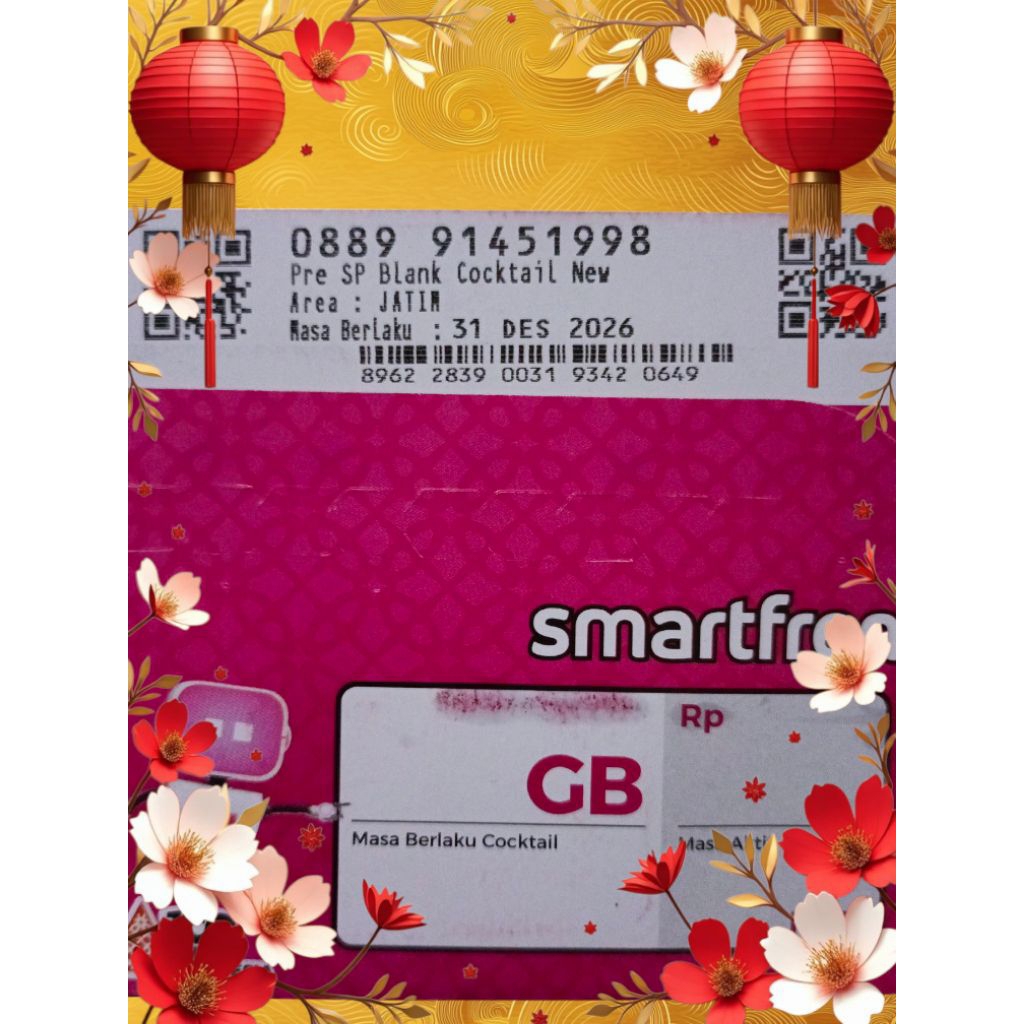 nomor cantik smartfren seri tahun lahir 8899 145 1998